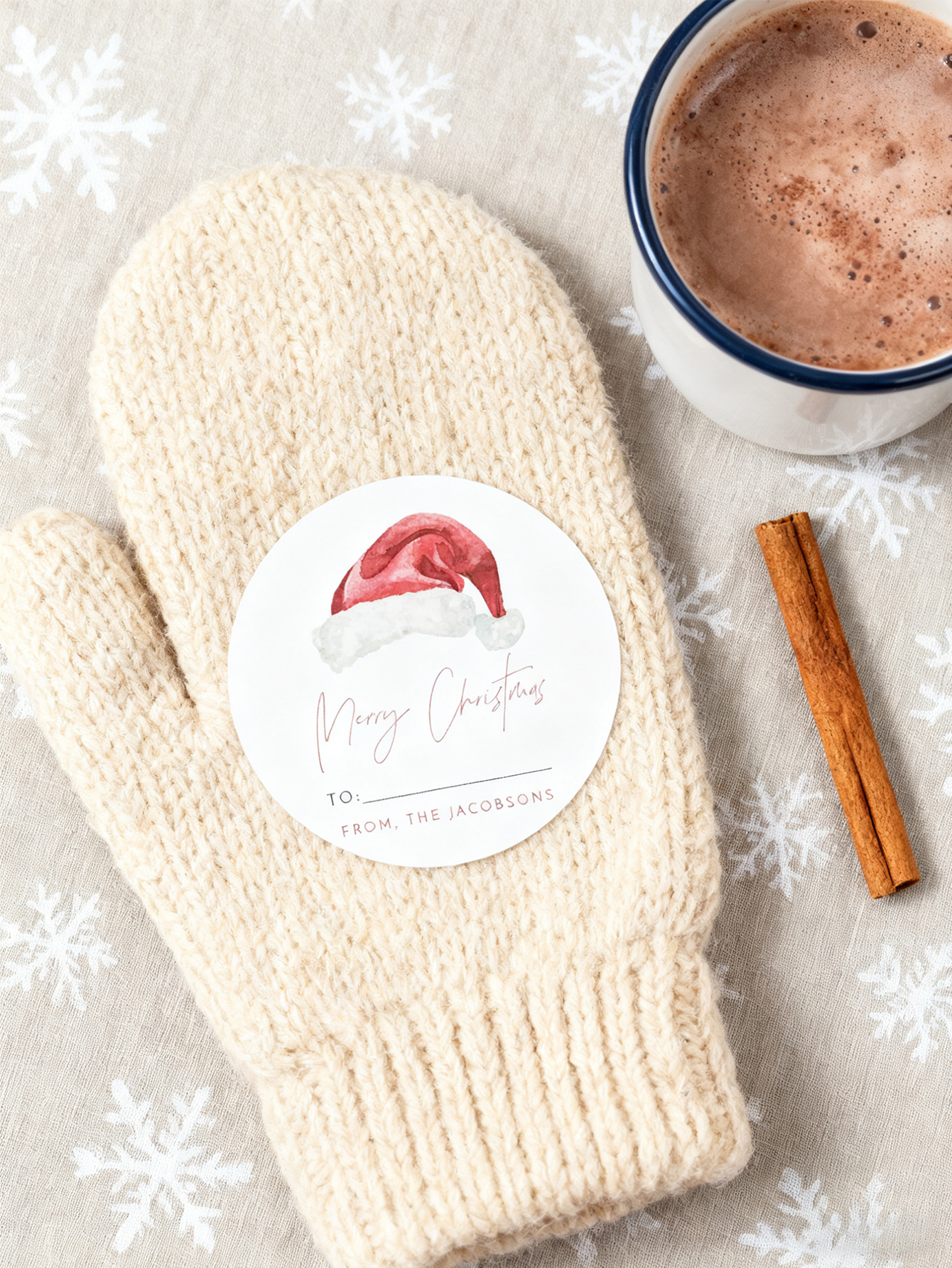 Custom Christmas Gift Label StickersCustom Christmas Gift Label Stickers